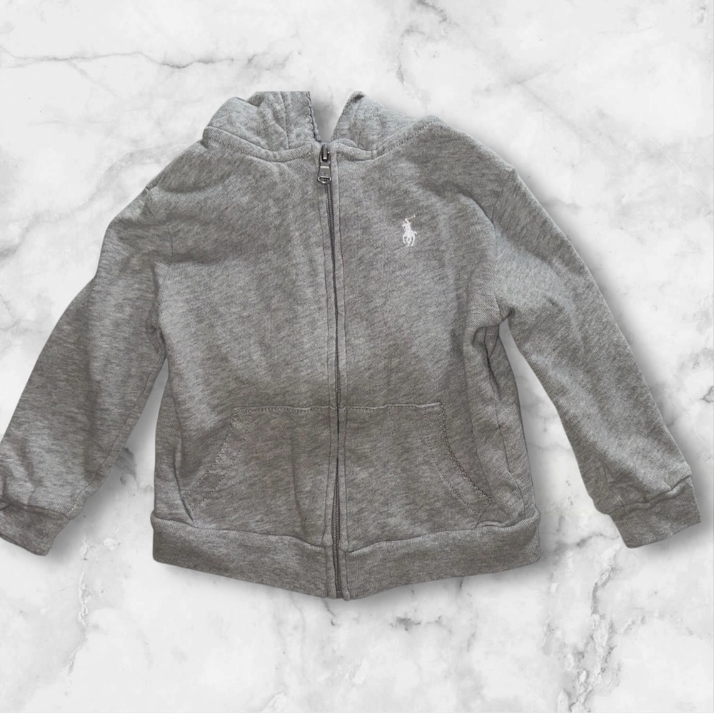 Ralph Lauren zip up hoodie. Size 24 months